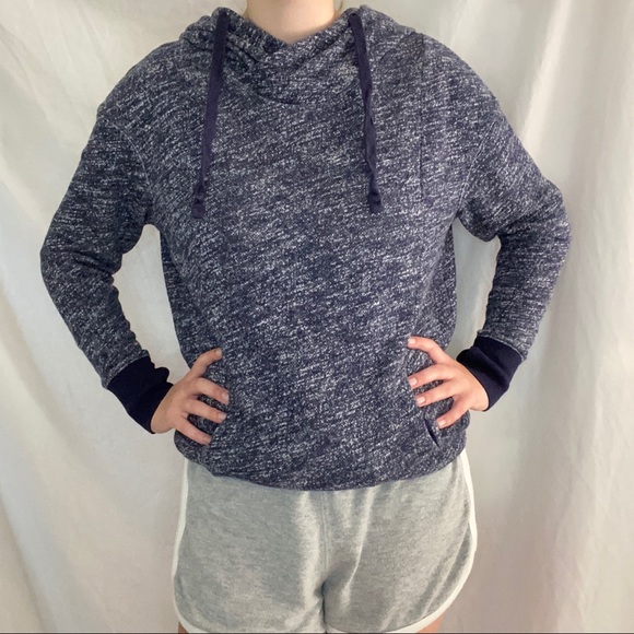 Mossimo Blue Workout Hoodie - Picture 2 of 7